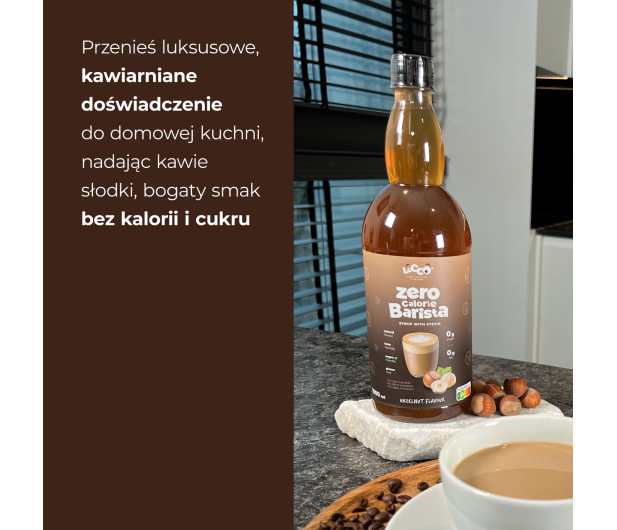 AmerPharma LoCCo 0 kcal syrop Barista ze stewią o smaku Orzechowym - 1503780 - zdjęcie 3